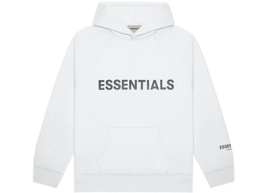 Fear of God Essentials Hoodie SS20 White