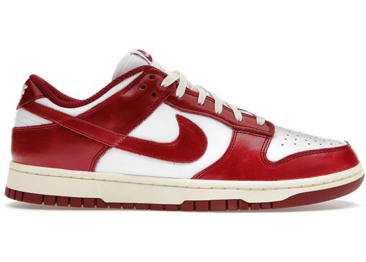 Nike Dunk Low PRM Vintage Team Red