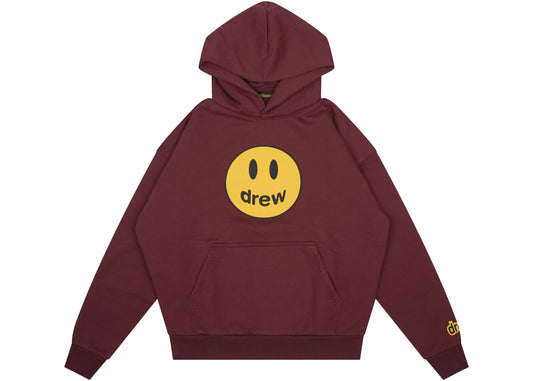 Drew Mascot Hoodie Burgundy