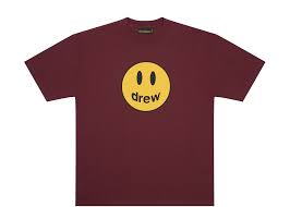 Drew Mascot Tee Burgundy