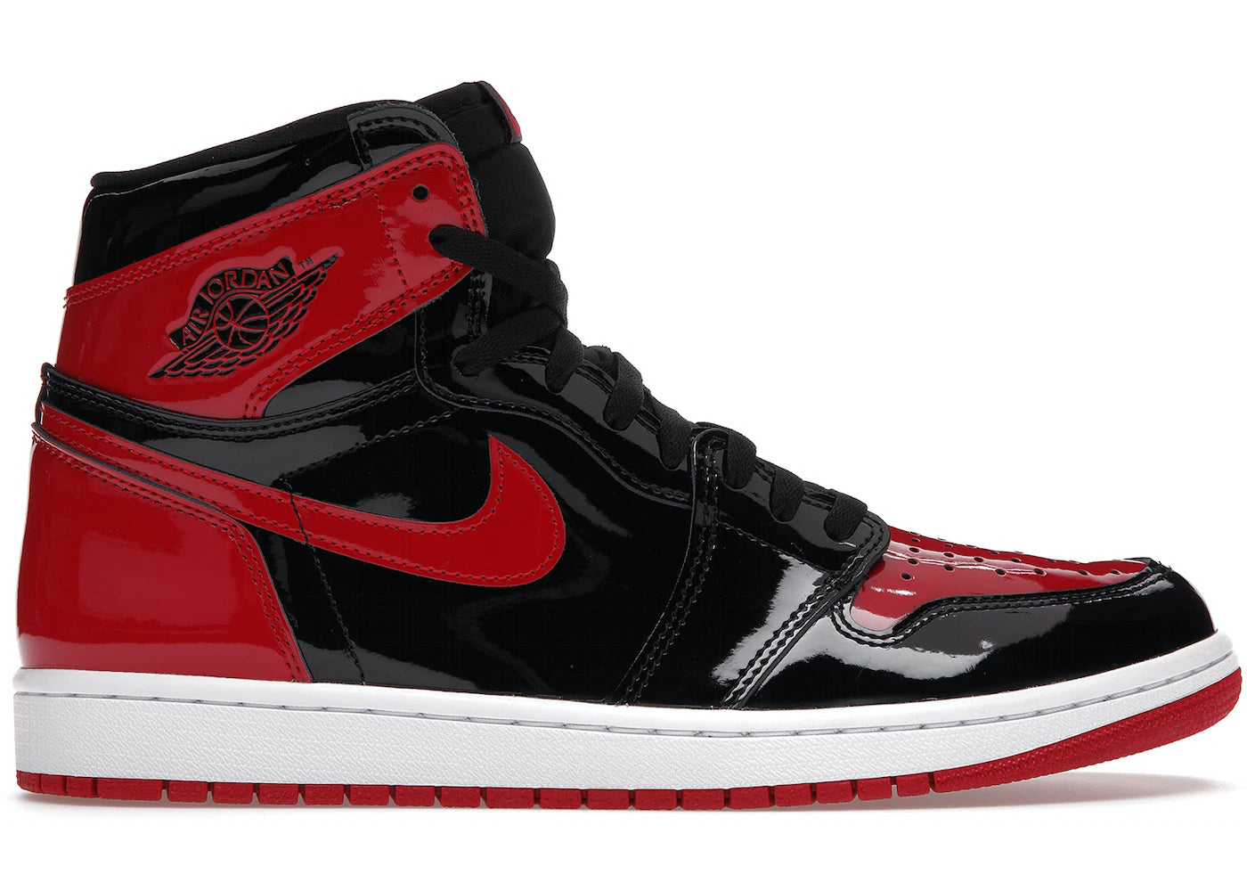 Air Jordan 1 High Patent Bred